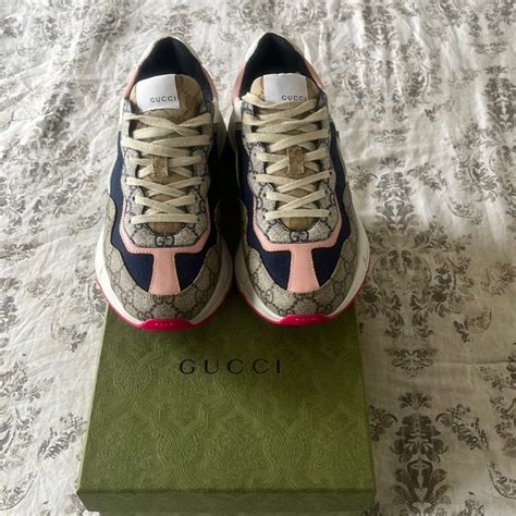 gucci rhyton mixed media sneakers|Gucci rhyton sneakers review.